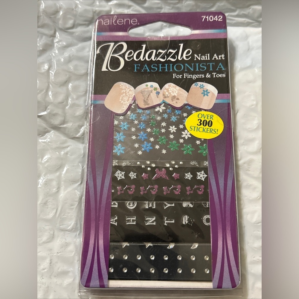 Nailene Nail Art FASHIONISTA Fingers Toes Over 300 Stickers #71042  New